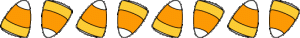 Candy corn border