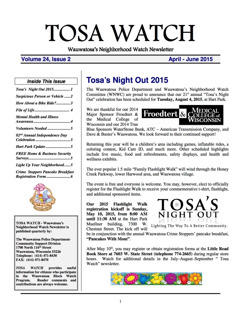 TosaWatchApril-June2015