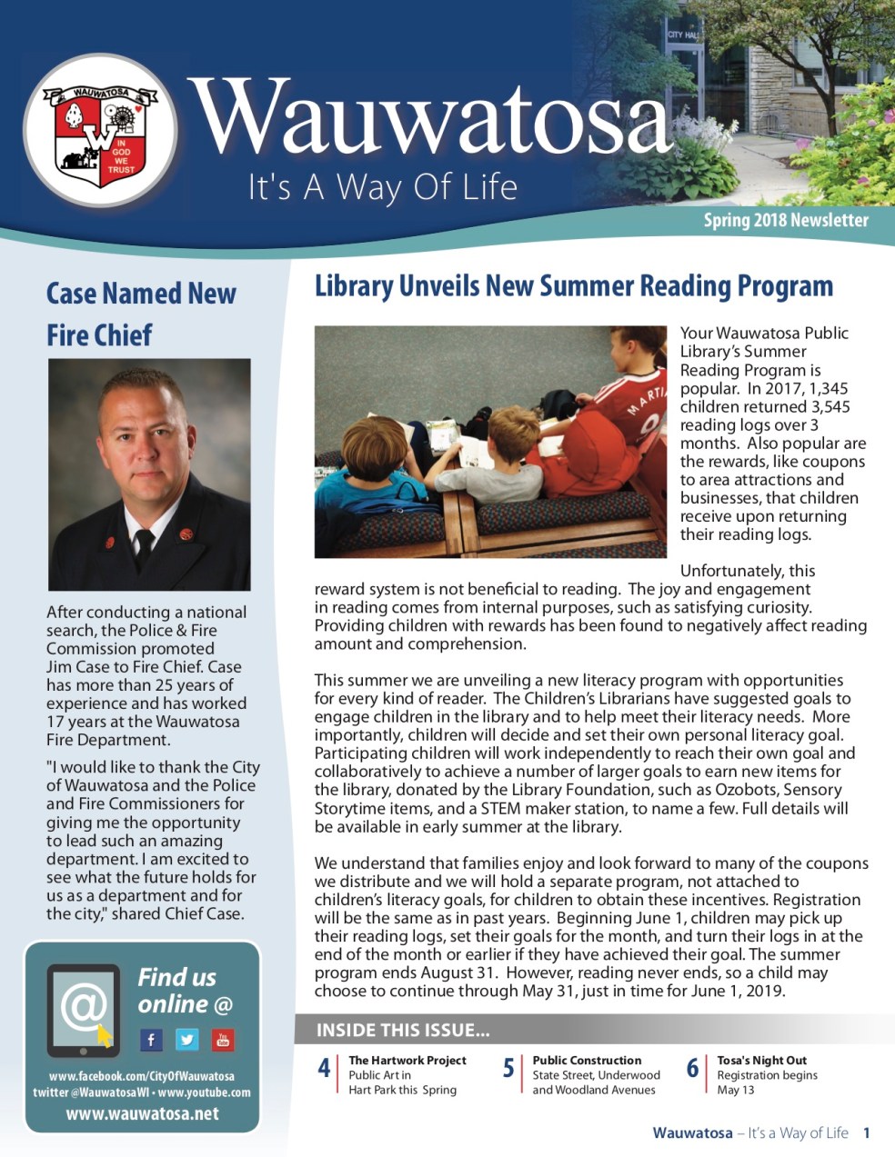 Spring 2018 Newsletter